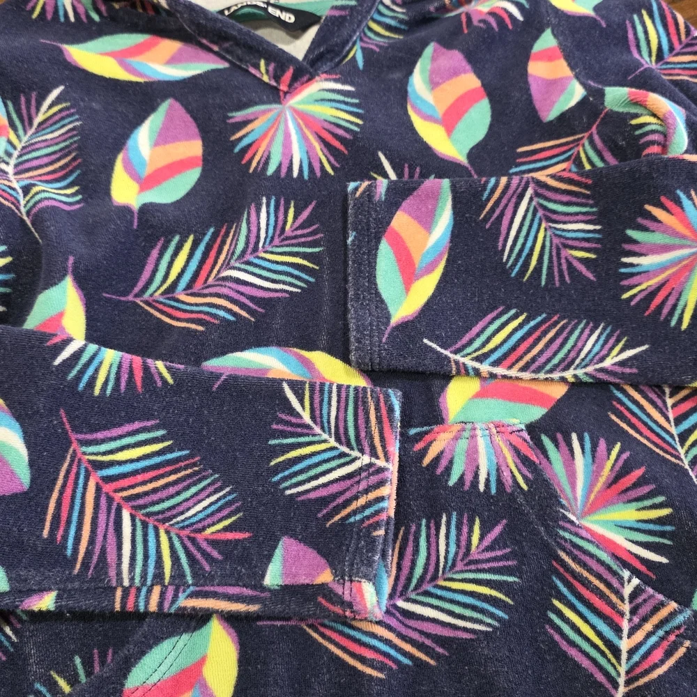 Colorful Feather Pattern Hoodie - Picture 5 of 7